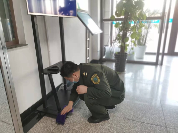 大广分公司邱县站开展“迎春节”卫生大扫除活动2